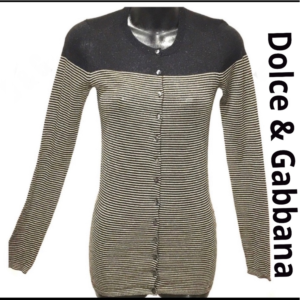 🔵DOLCE & GABBANA silk cardigan